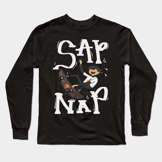 sapnap skateboarding Long Sleeve T-Shirt by naddakkidal